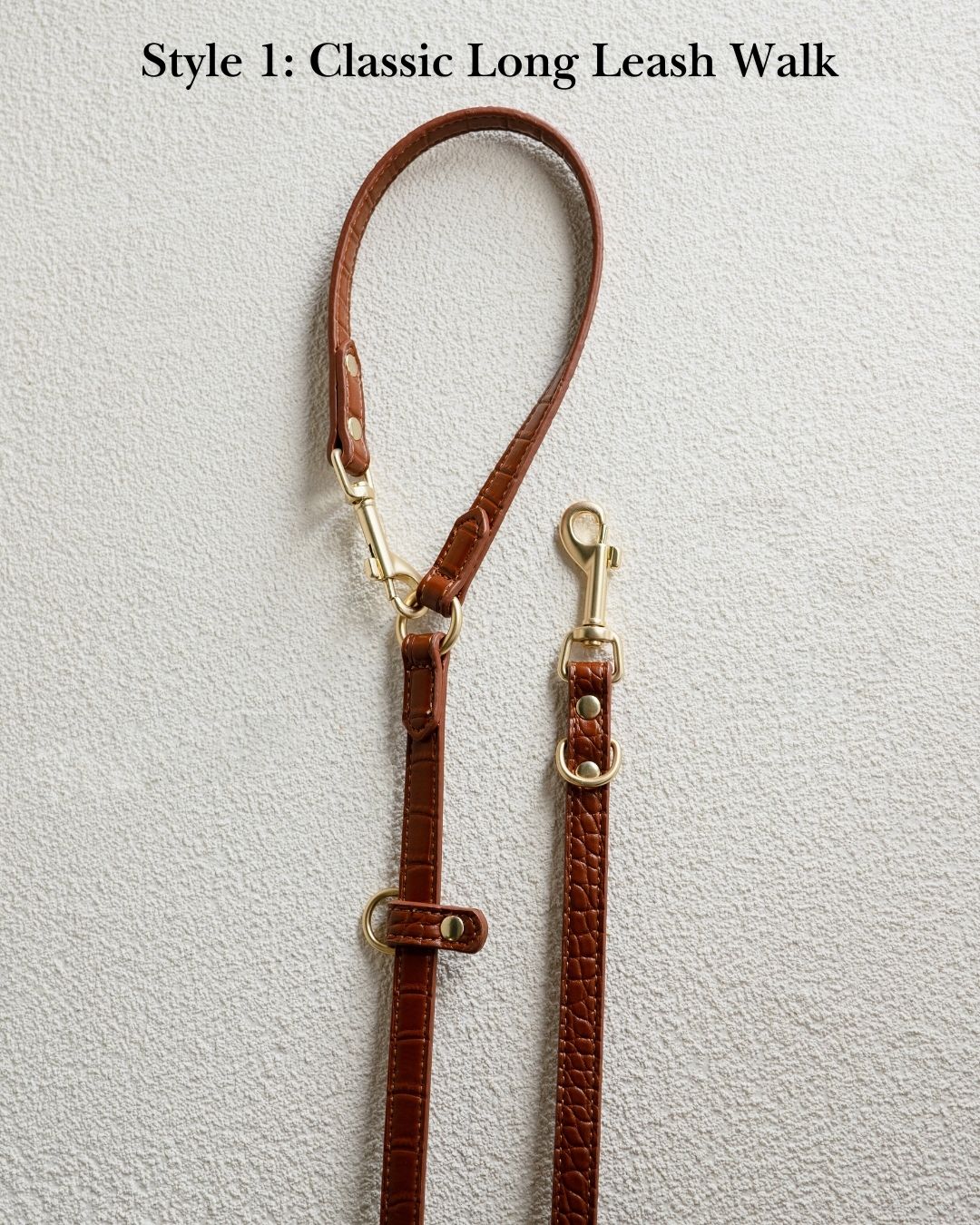Verso Leash in Saddlewood
