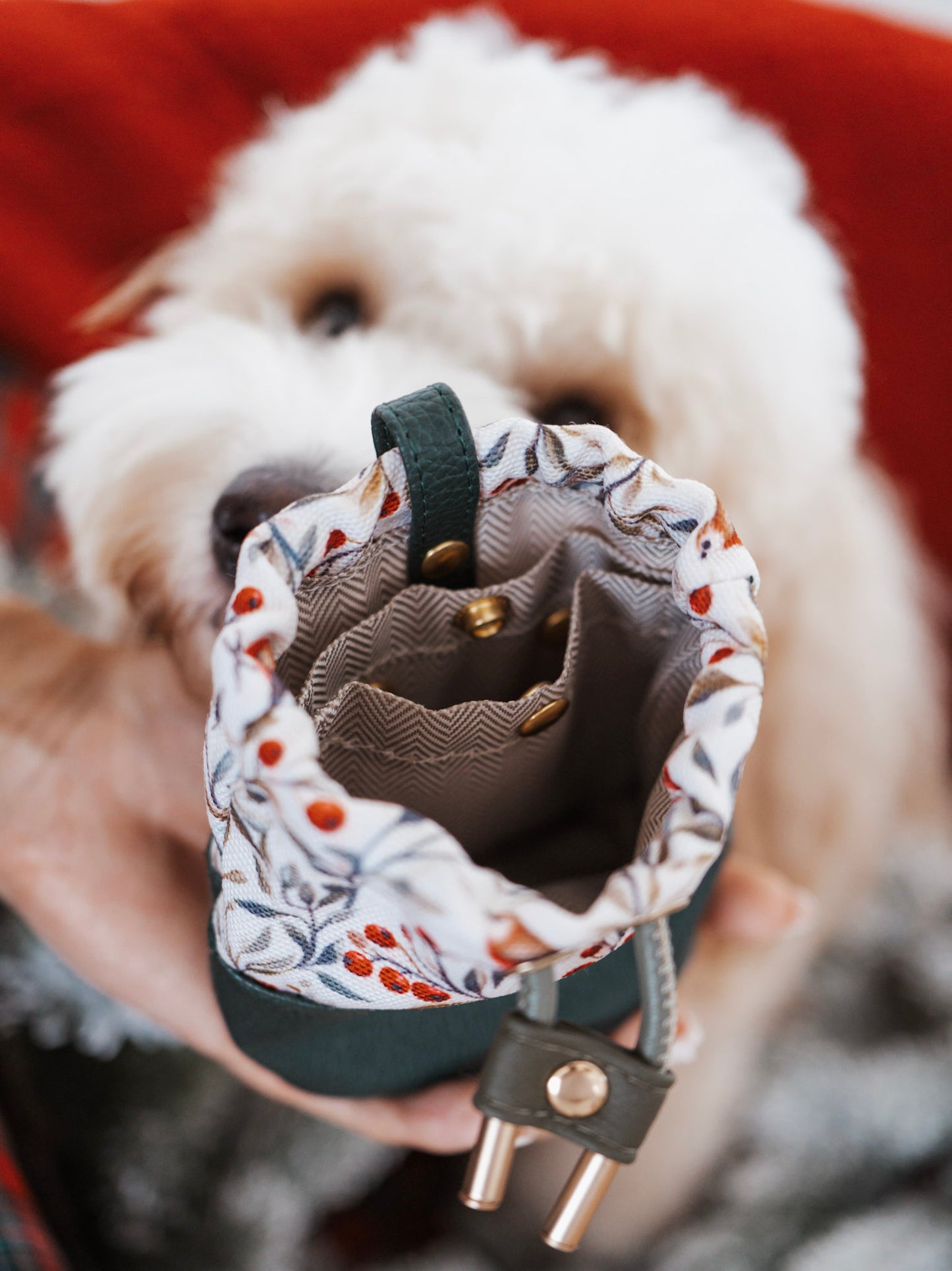 Myra Pouch in Vintage Christmas