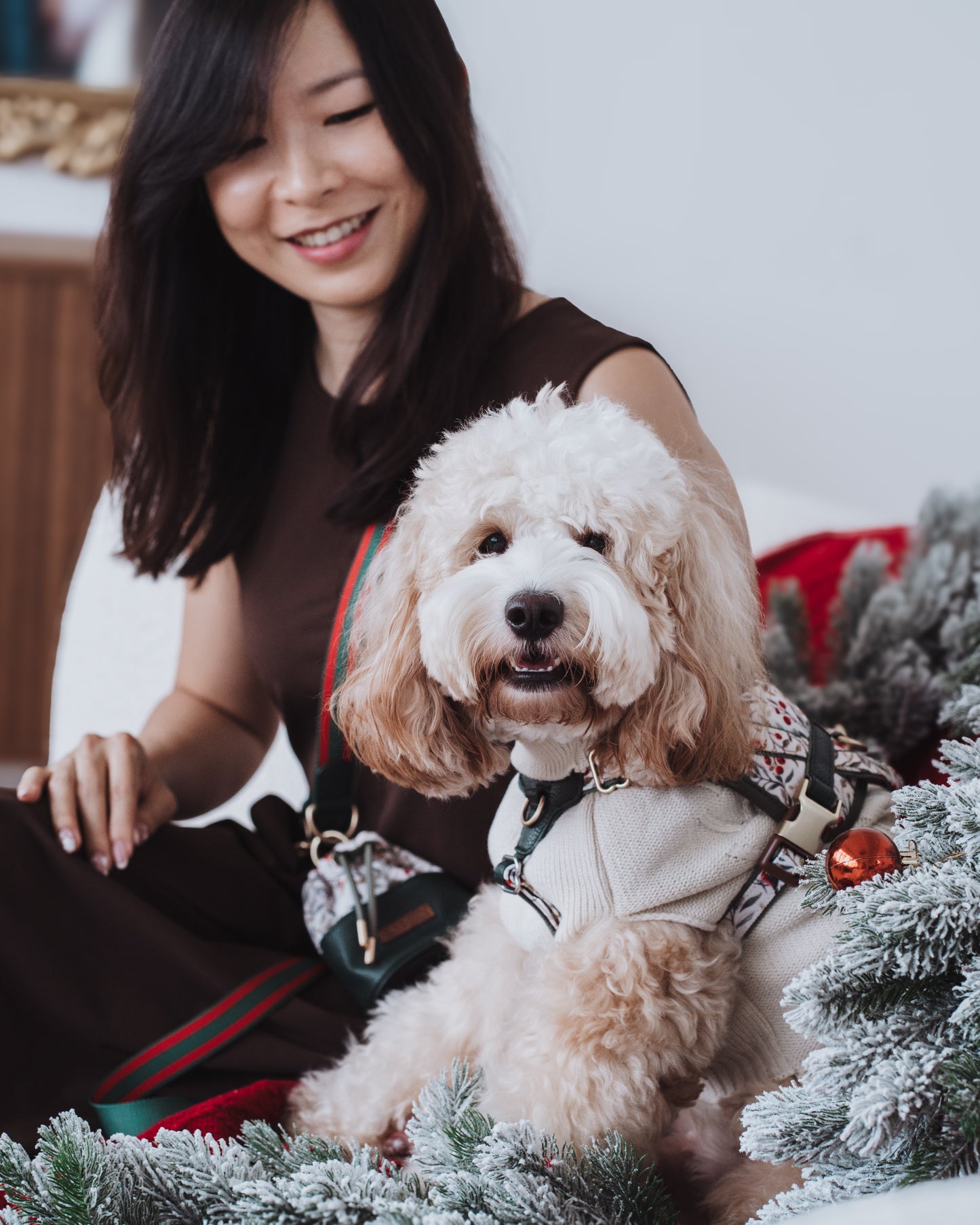 Sorella Harness in Vintage Christmas