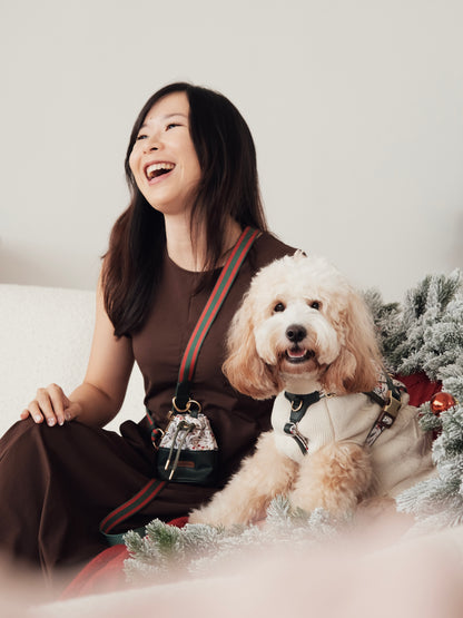 Sorella Harness in Vintage Christmas