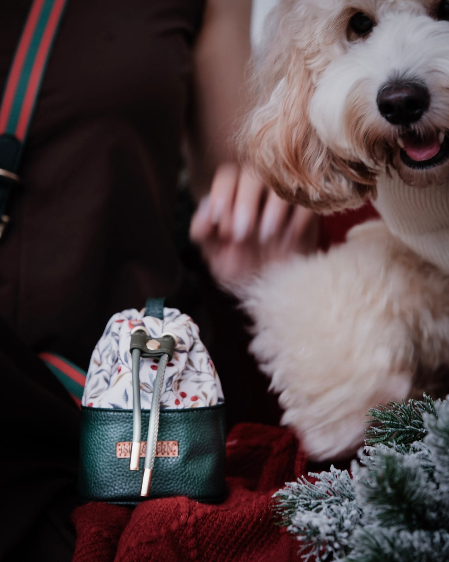 Myra Pouch in Vintage Christmas