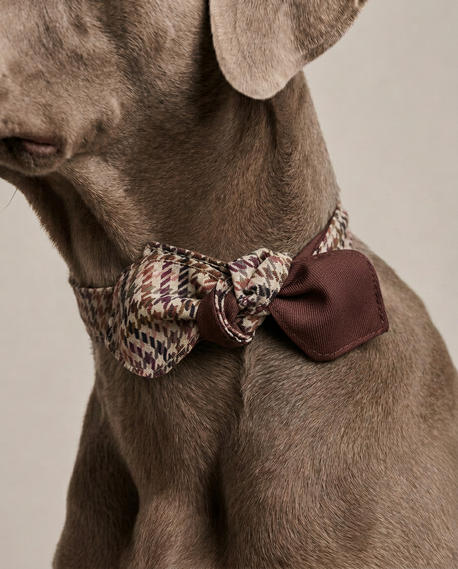 Amelie Neck Scarf in Saddlewood 2.0
