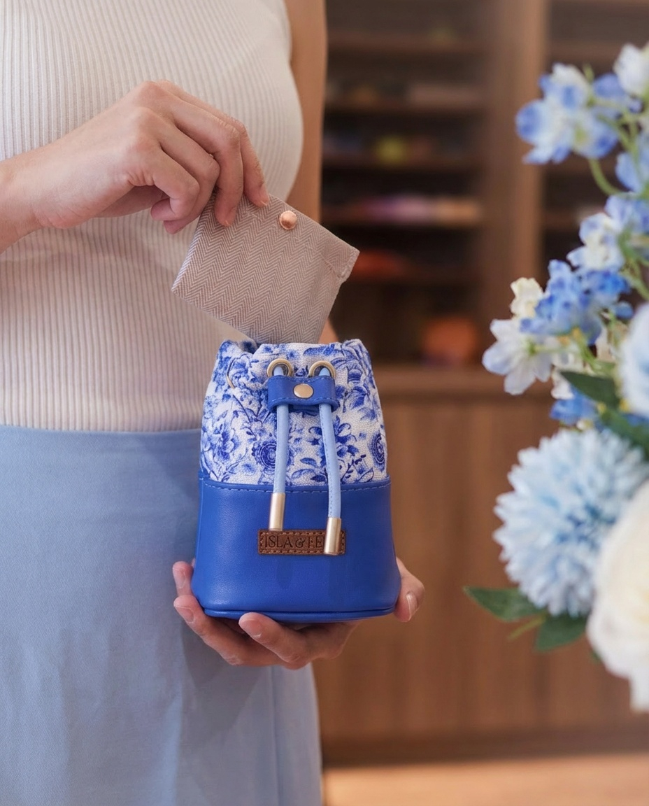 Myra Pouch in Porcelain